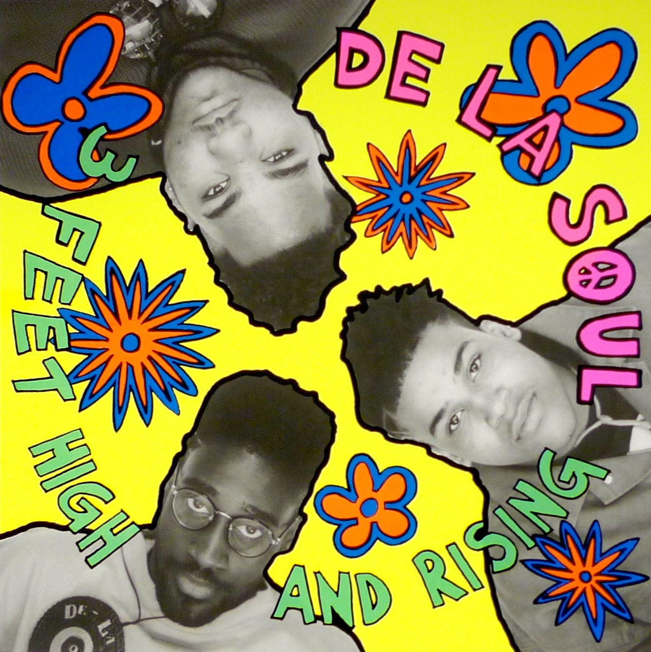 Imagem de referência de 3 Feet High and Rising, descrito nos dados abertos como álbum de estúdio de De La Soul de 1989