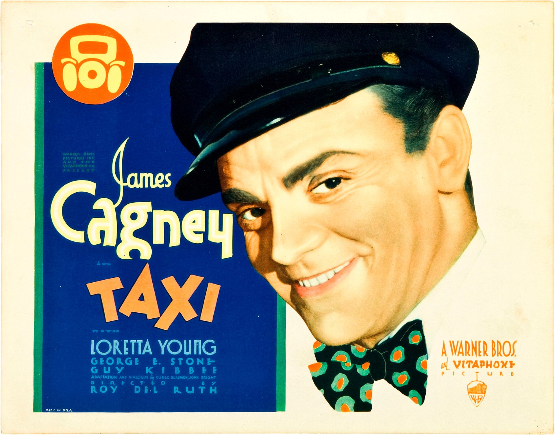 Imagem de referência relacionada a Taxi!, item descrito como filme de 1932 dirigido por Roy Del Ruth
