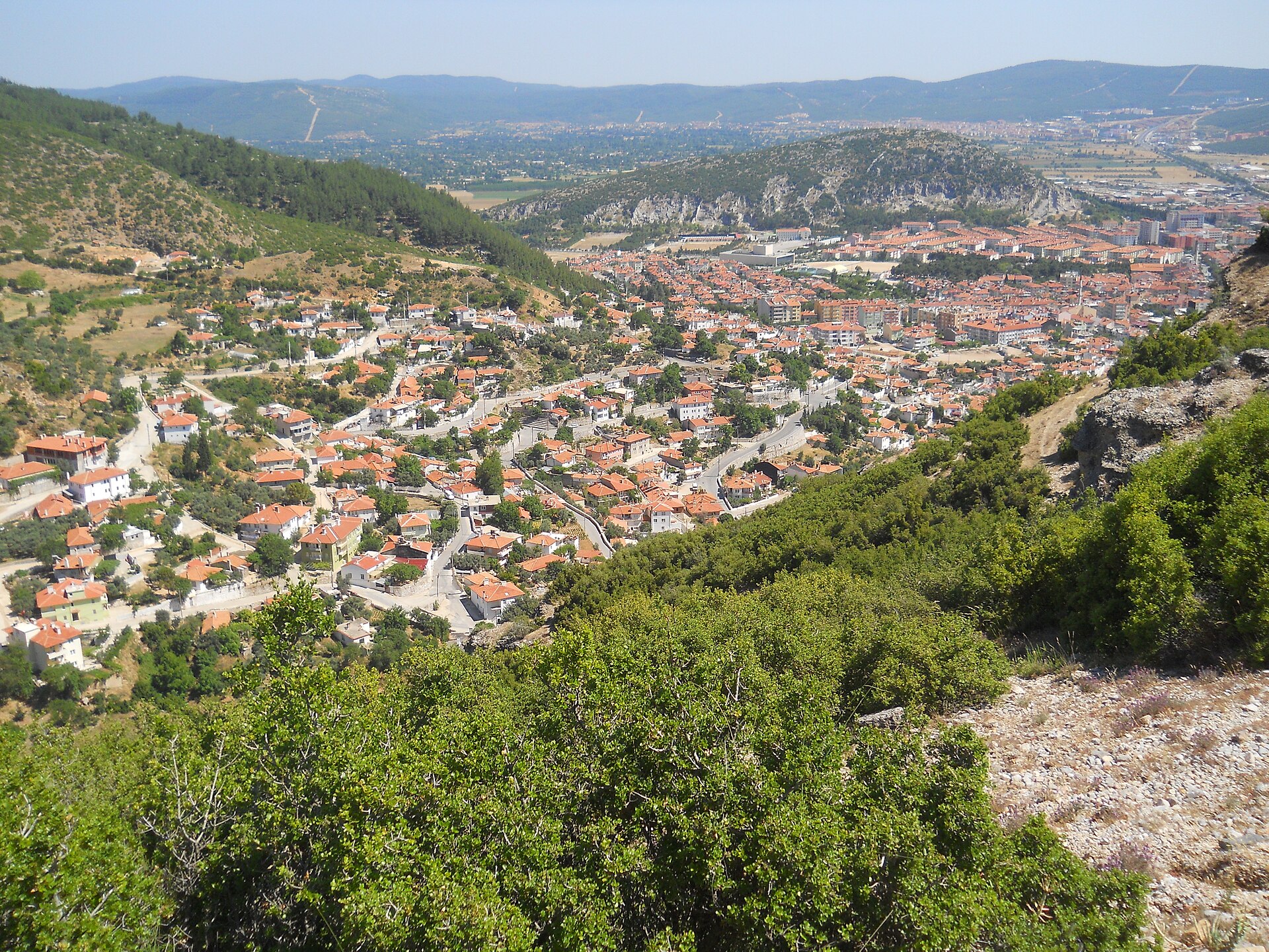 Imagem de referência relacionada a Muğla, item descrito como cidade capital da província e área metropolitana homónima, Turquia