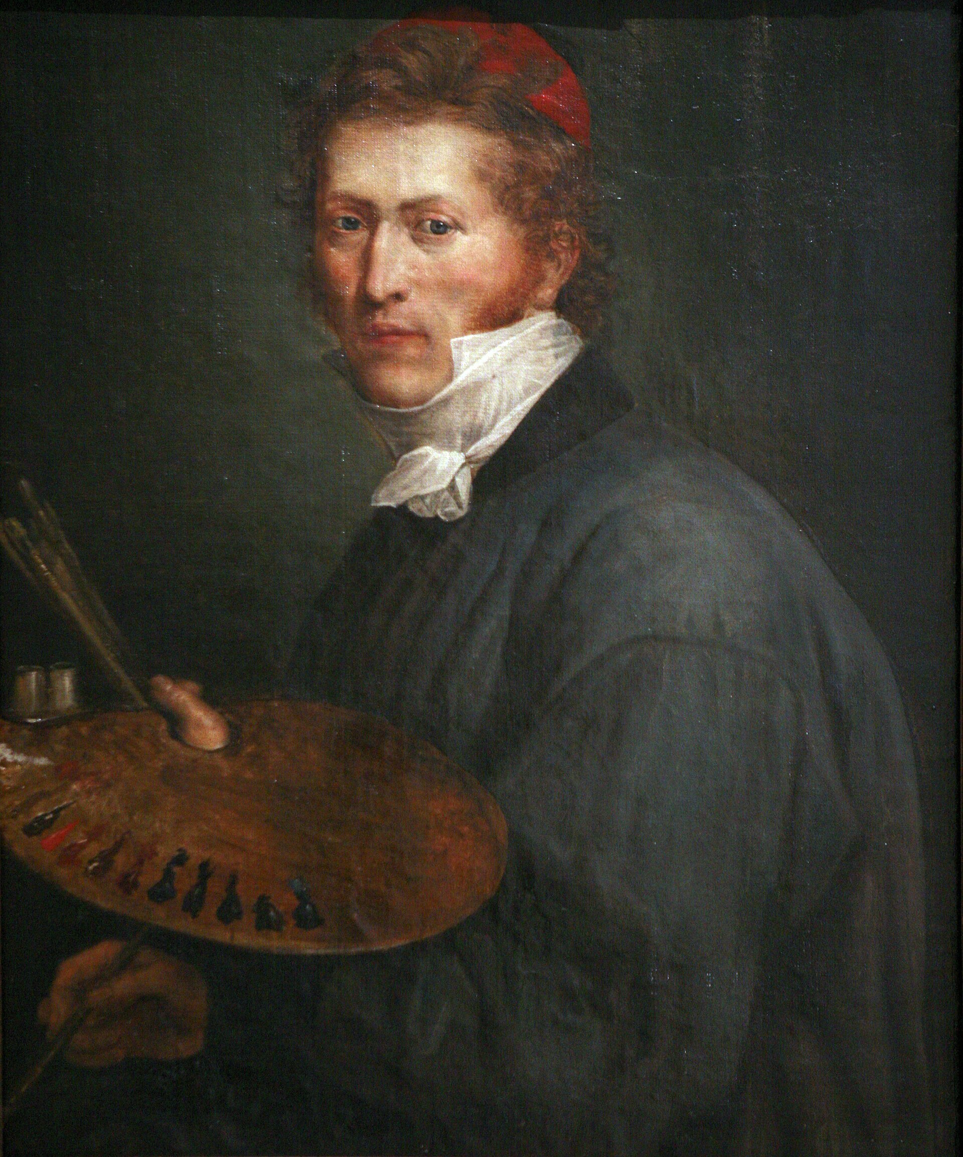 Imagem de referência de Auto-retrato, descrito nos dados abertos como pintura de Gabriel Cristophe Guérin