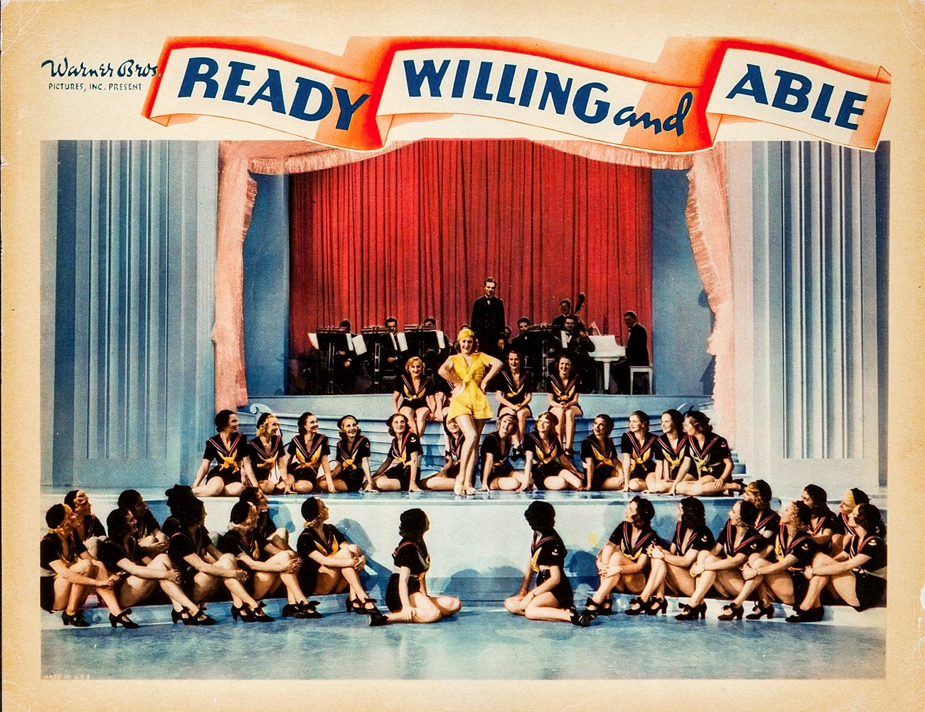 Imagem de referência de Ready, Willing and Able, descrito nos dados abertos como filme de 1937 dirigido por Ray Enright