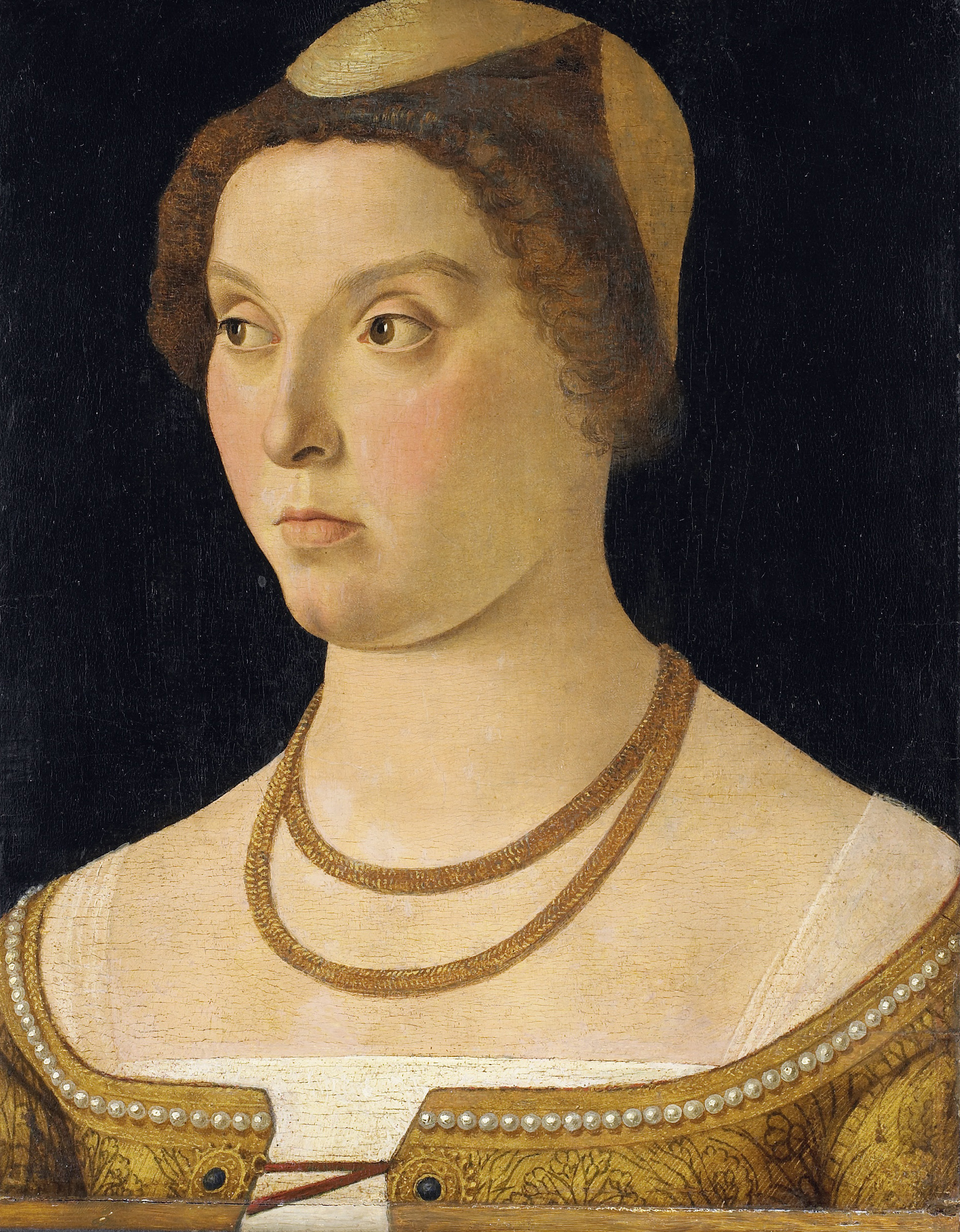 Imagem de referência de Retrato de uma mulher, descrito nos dados abertos como pintura de Giovanni Bellini
