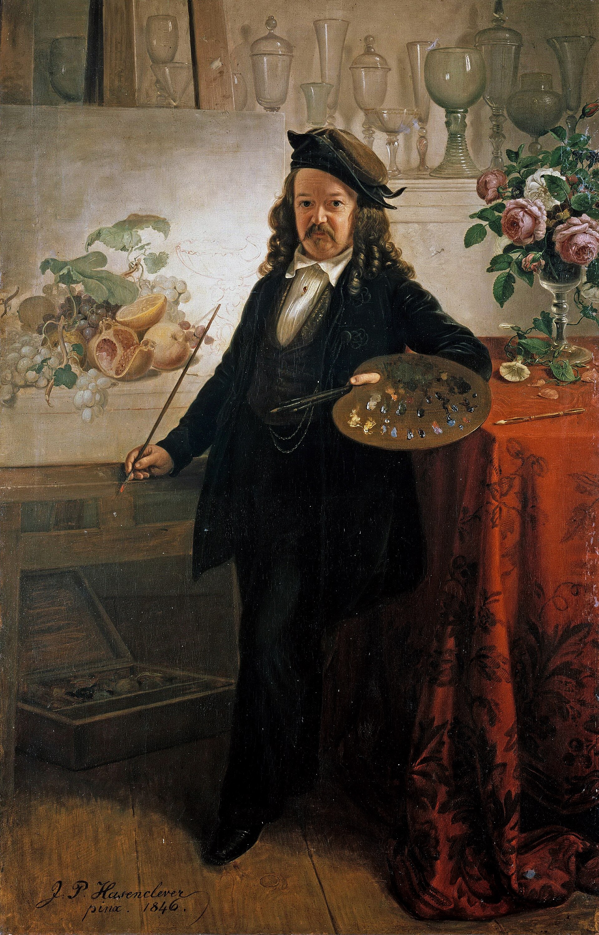 Imagem de referência relacionada a Johann Peter Hasenclever, item descrito como pintor alemão