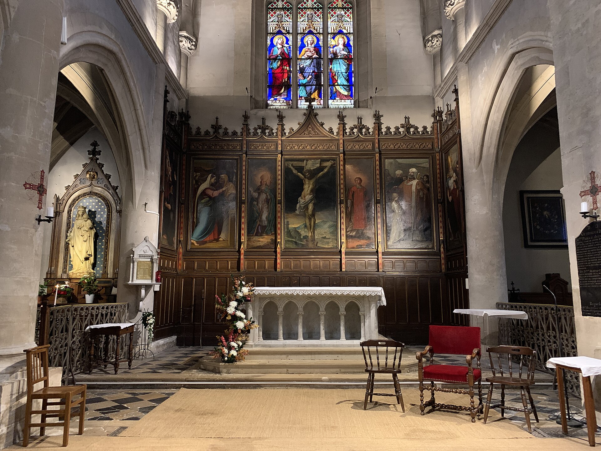 Imagem de referência de Retábulo da Igreja de Saint-Germain-l'Auxerrois de Fontenay-sous-Bois, descrito nos dados abertos como políptico do Mestre da Igreja de Saint-Germain-l'Auxerrois de Fontenay-sous-Bois