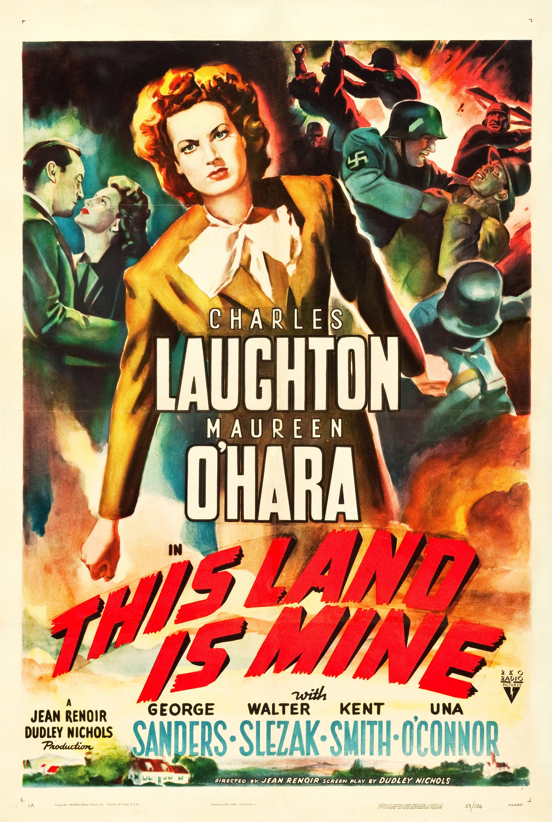 Imagem de referência de Esta Terra É Minha, descrito nos dados abertos como filme de 1943 dirigido por Jean Renoir