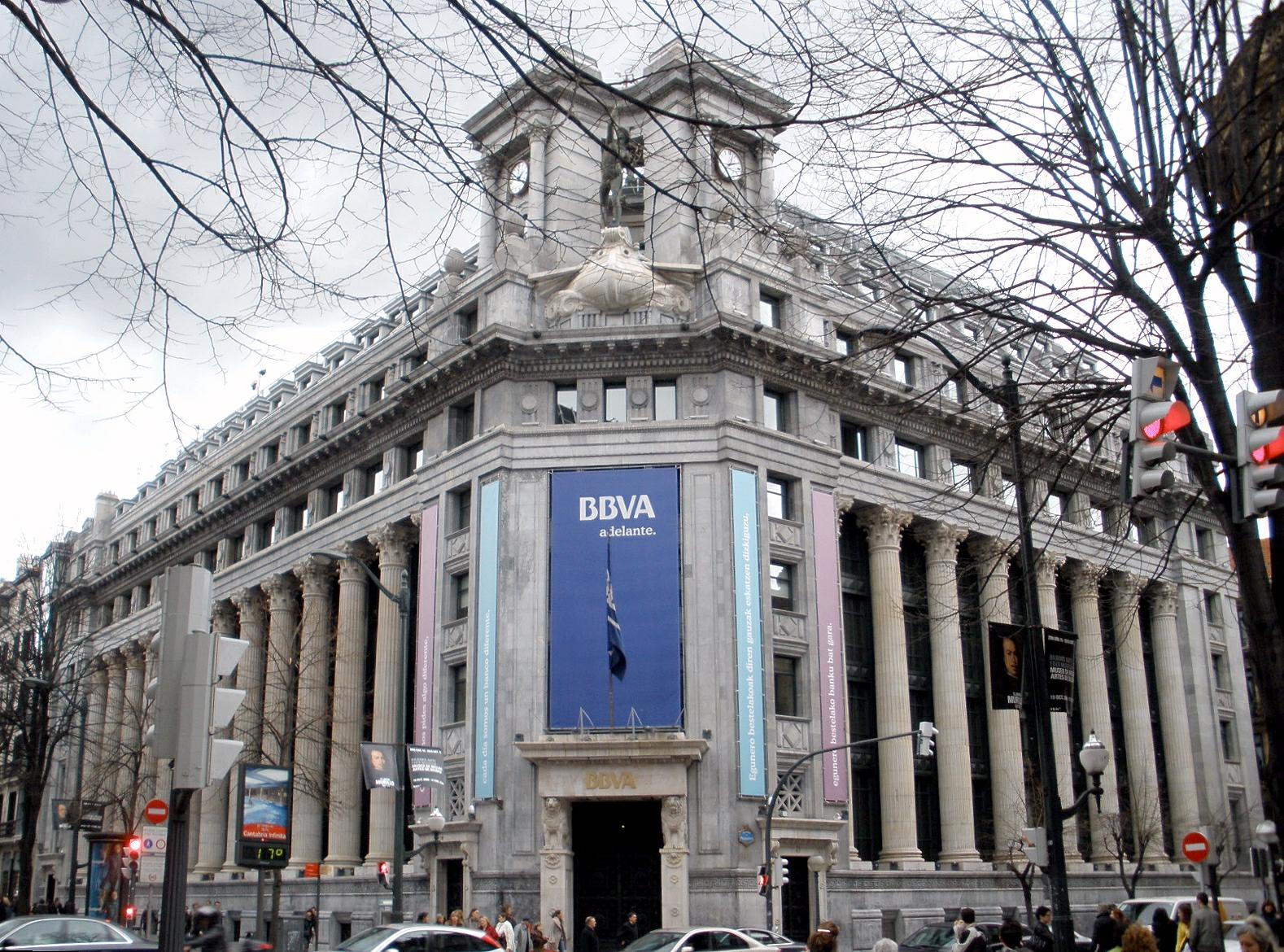 Imagem de referência relacionada a Banco Bilbao Vizcaya Argentaria, item descrito como banco multinacional espanhol