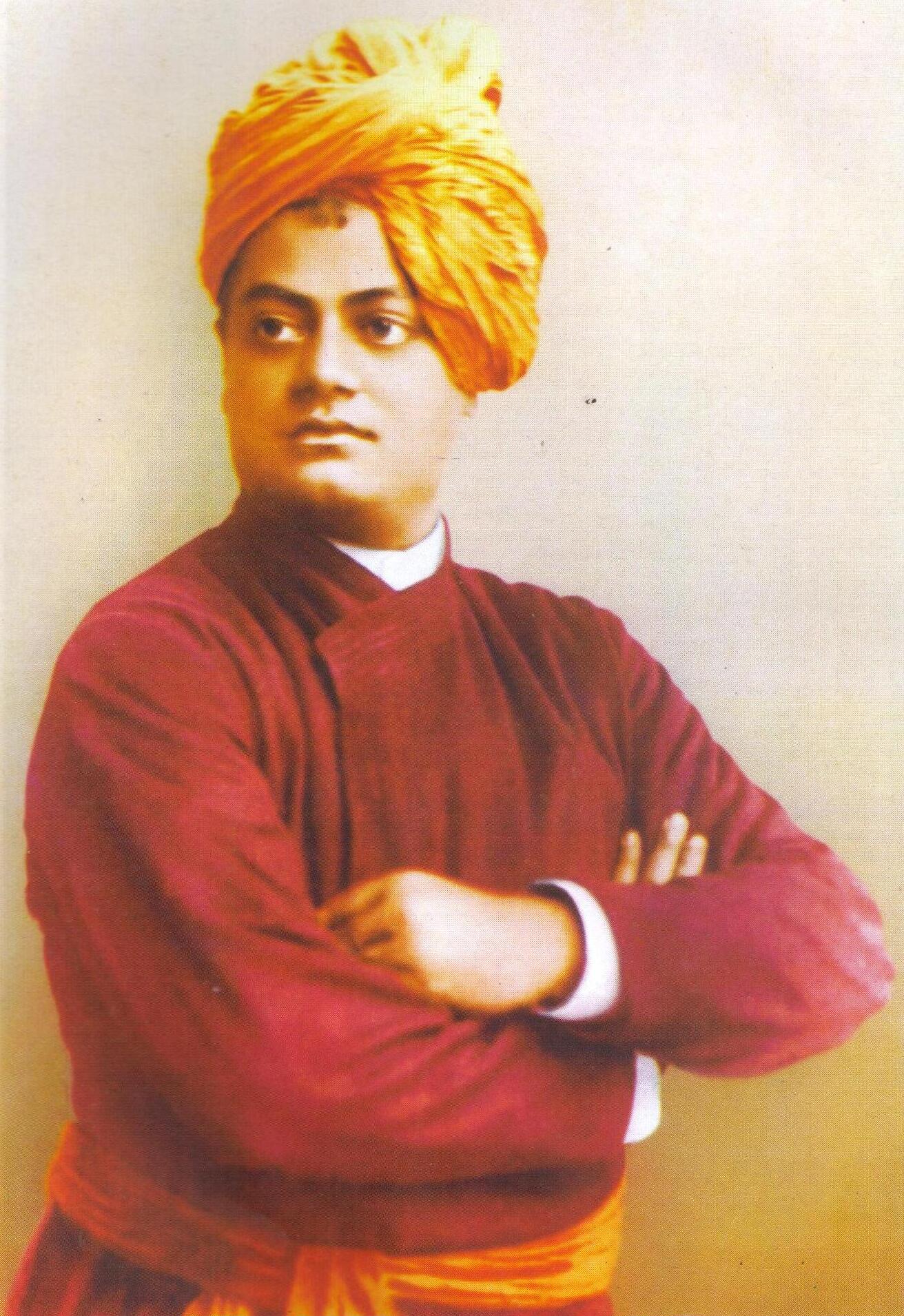 Imagem de referência de Swami Vivekananda, descrito nos dados abertos como monge e filósofo hindu indiano