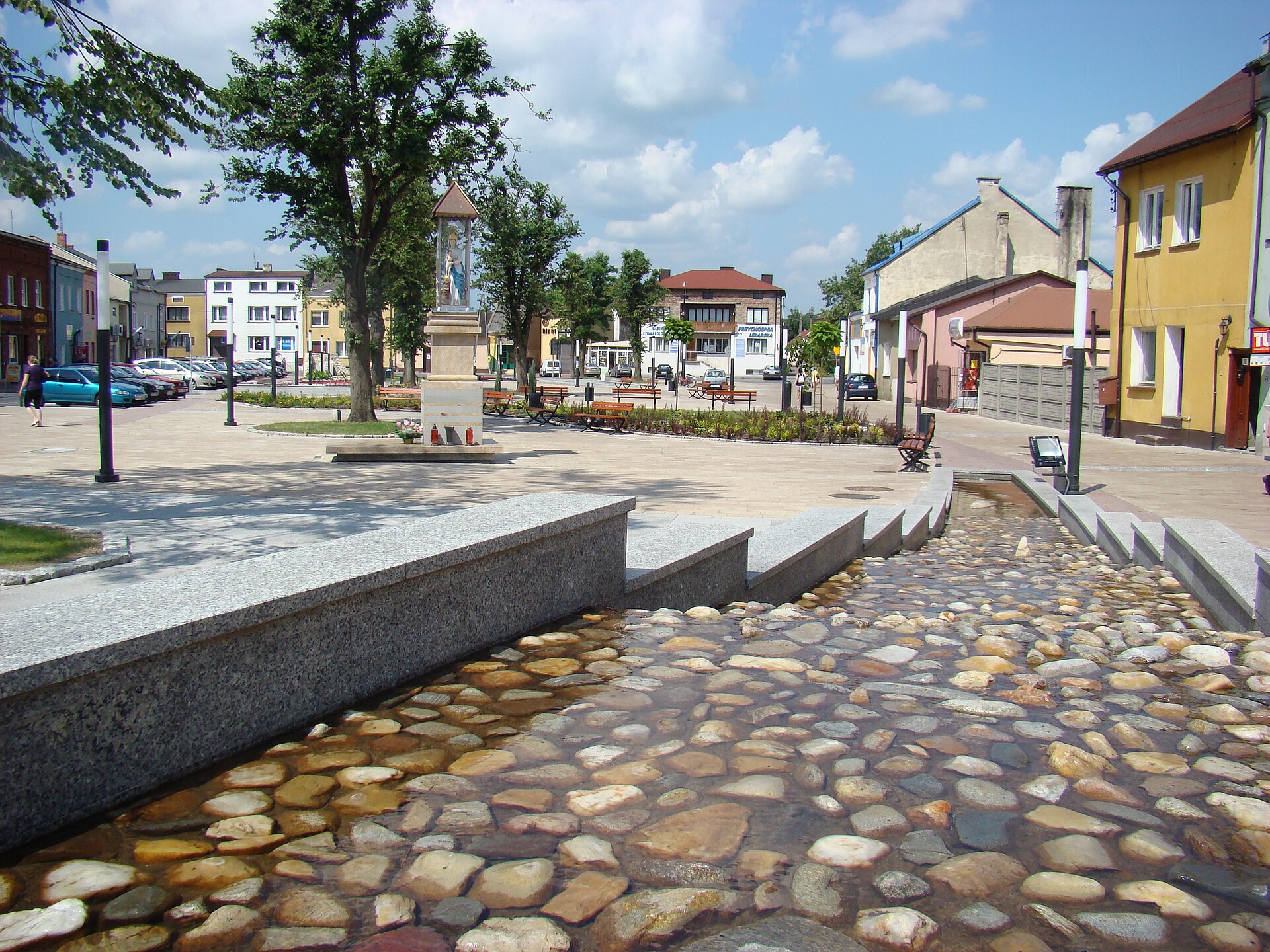 Imagem de referência relacionada a Żarki, item descrito como cidade na atual Polônia