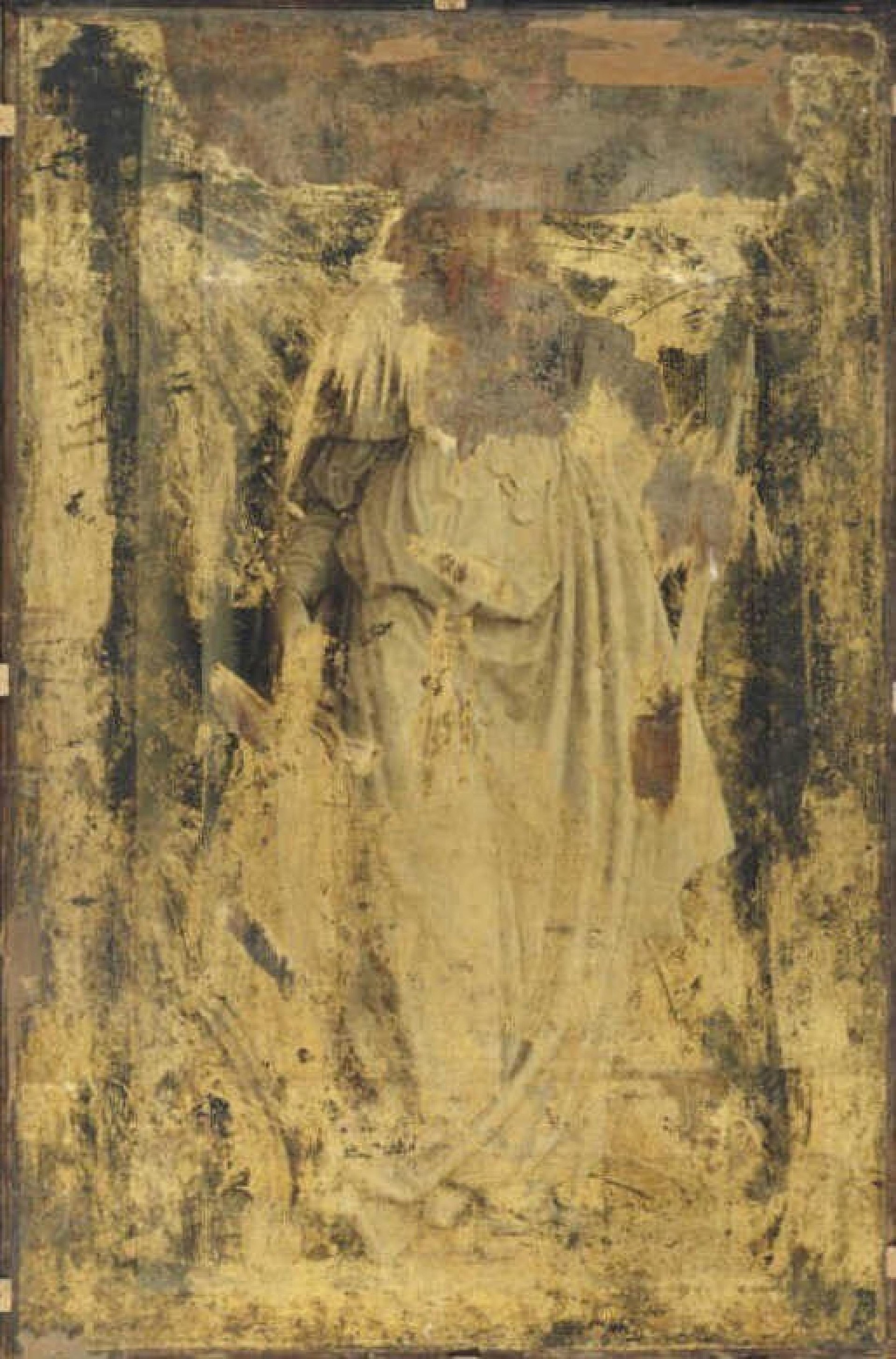 Imagem de referência de Santa Catarina de Alexandria, descrito nos dados abertos como pintura de Jan Provoost