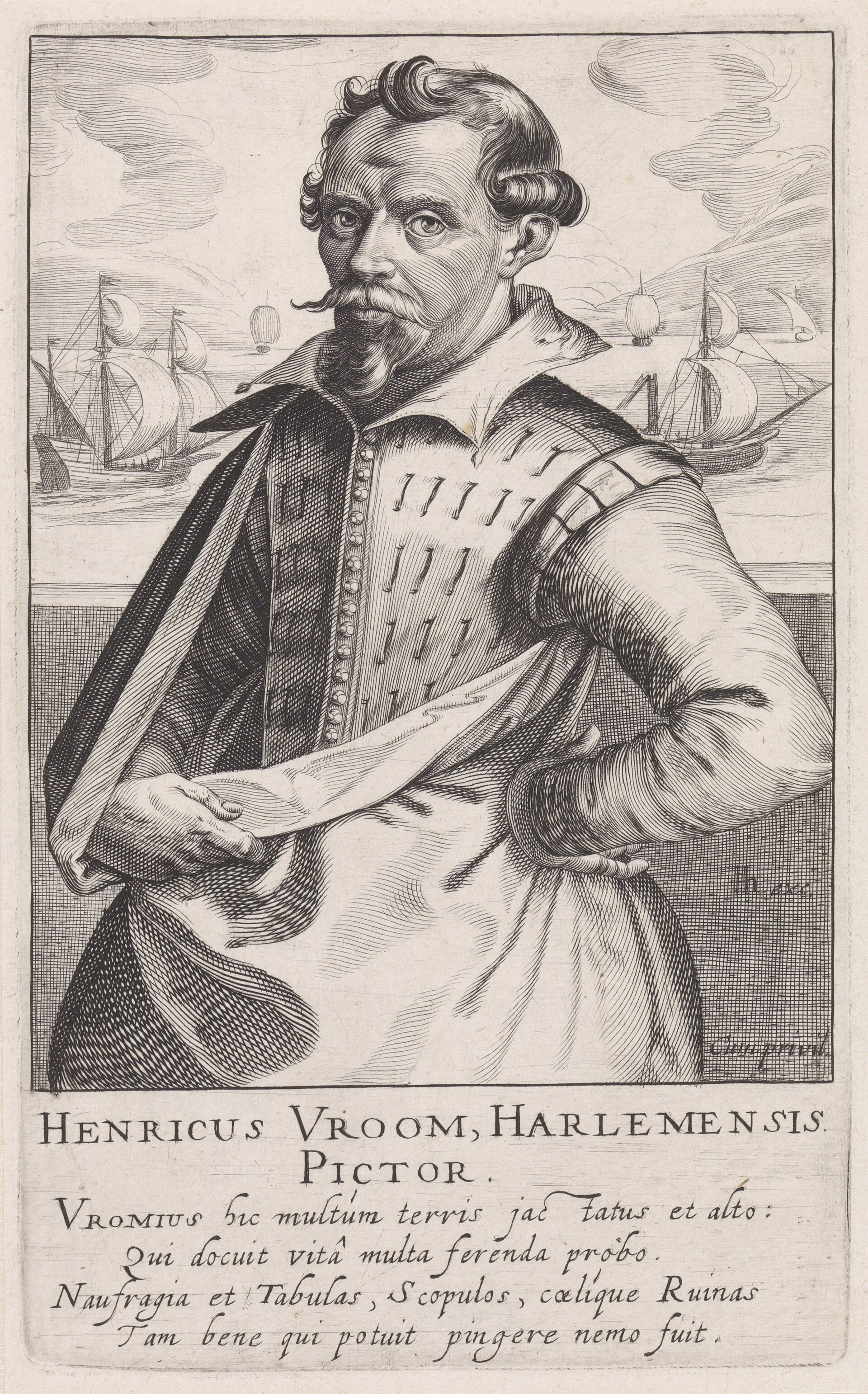 Imagem de referência de Hendrick Cornelisz Vroom, descrito nos dados abertos como pintor neerlandês