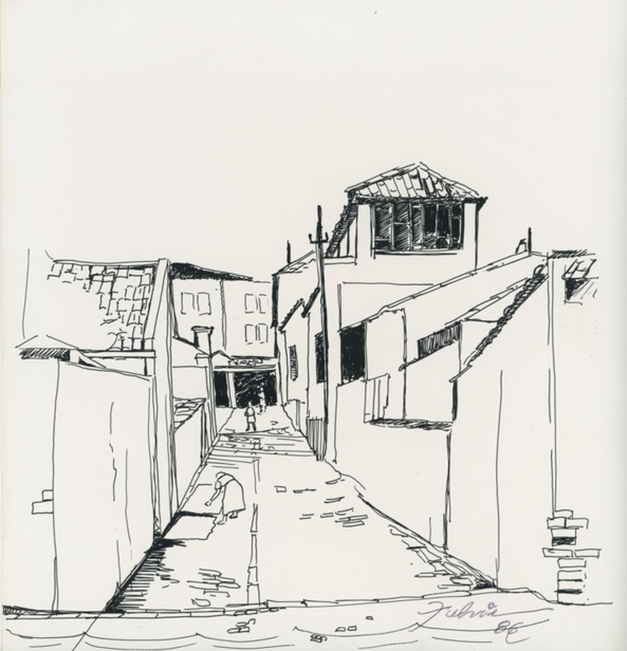 Imagem de referência de Beco do Inferno, descrito nos dados abertos como desenho de Fúlvia Gonçalves (FG 12)