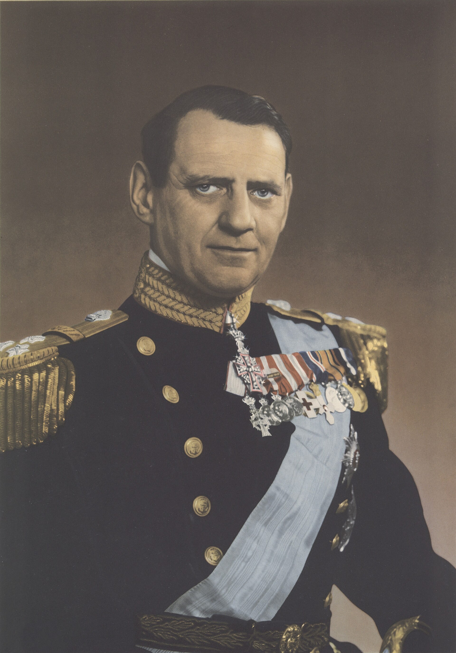 Imagem de referência relacionada a Frederico IX da Dinamarca, item descrito como rei da Dinamarca (1947-1972)