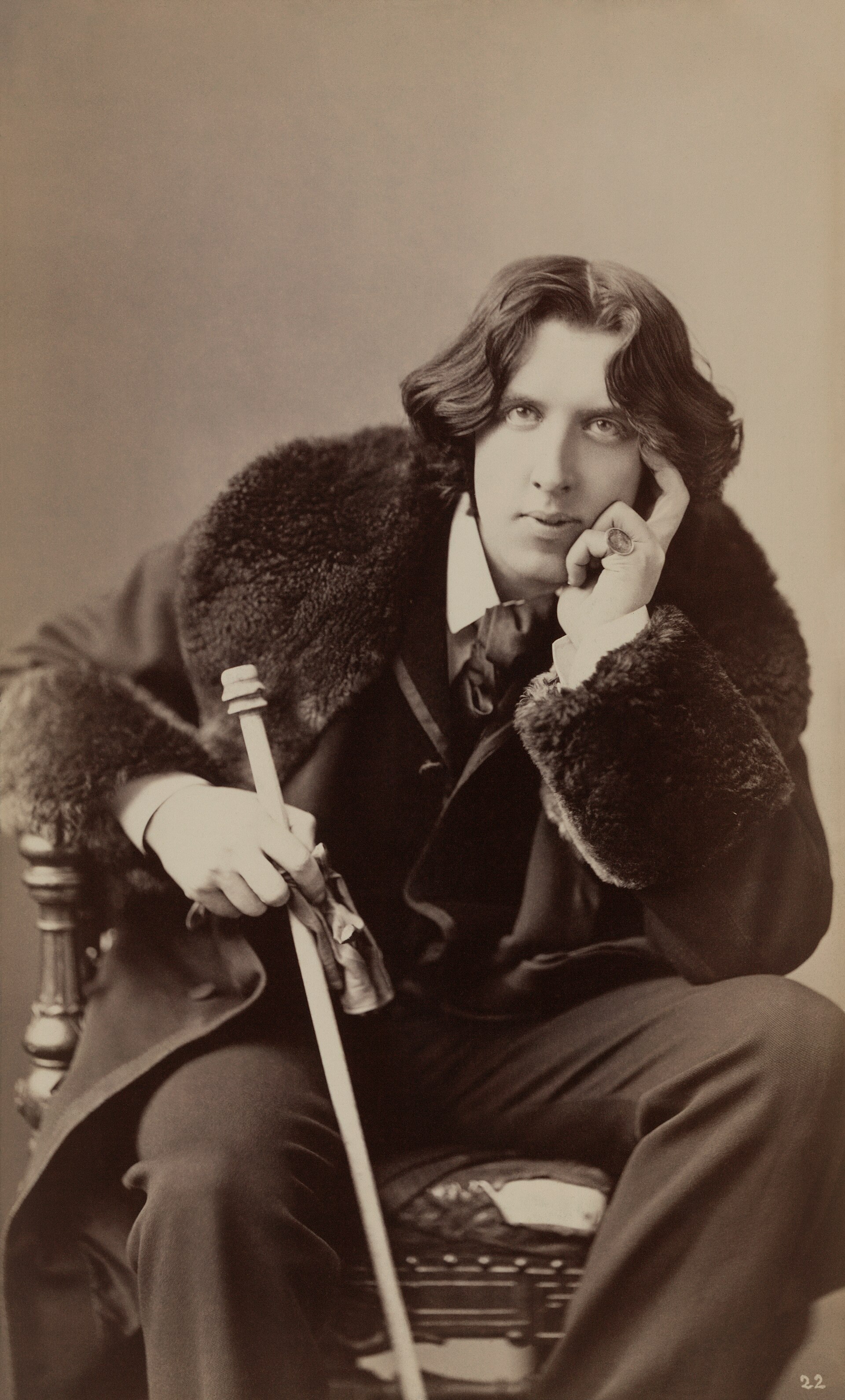 Imagem de referência relacionada a Oscar Wilde, item descrito como escritor, poeta e dramaturgo irlandês (1854-1900)