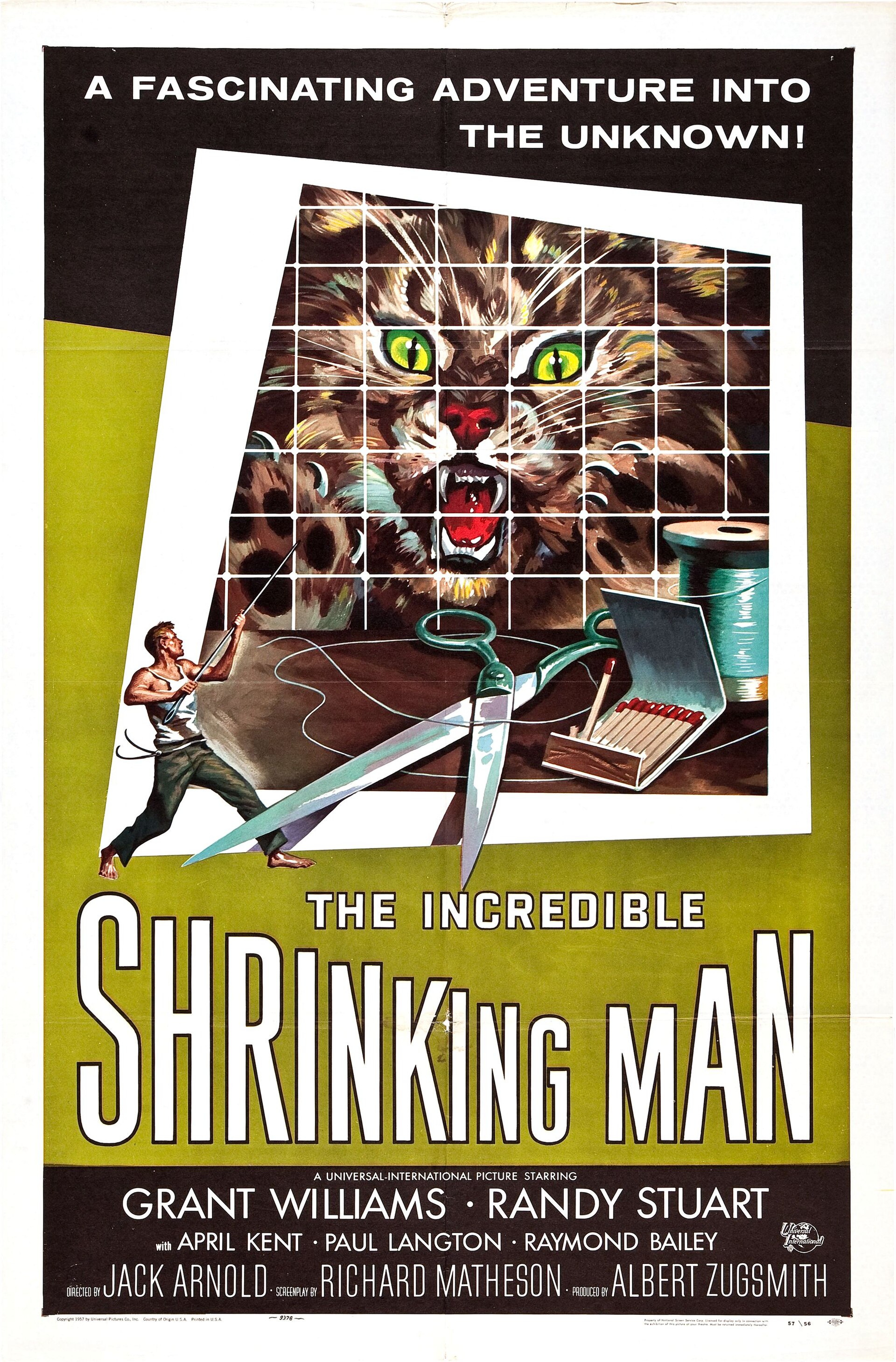 Imagem de referência relacionada a The Incredible Shrinking Man, item descrito como filme de 1957 dirigido por Jack Arnold