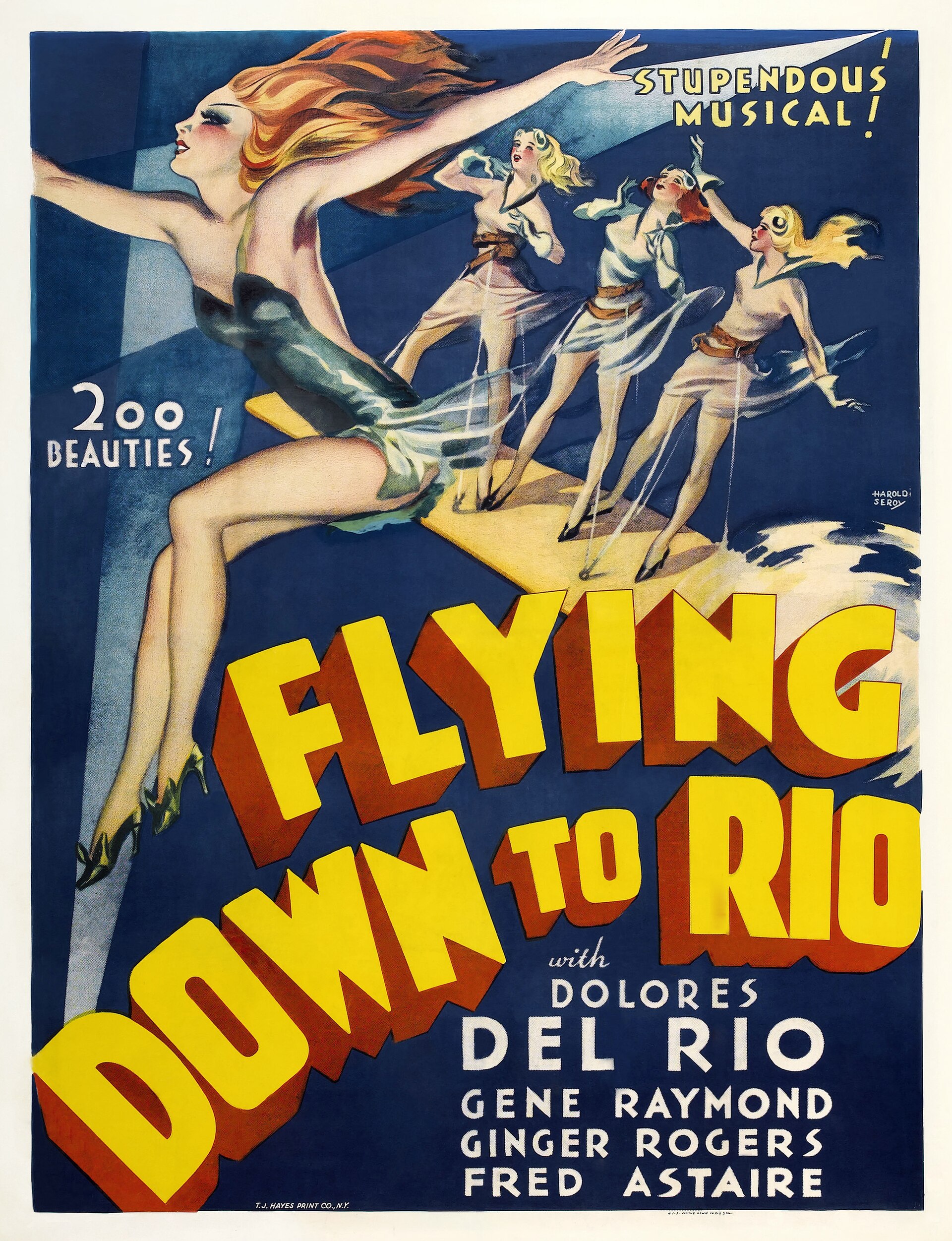 Imagem de referência de Flying Down to Rio, descrito nos dados abertos como filme de 1933 dirigido por Thornton Freeland
