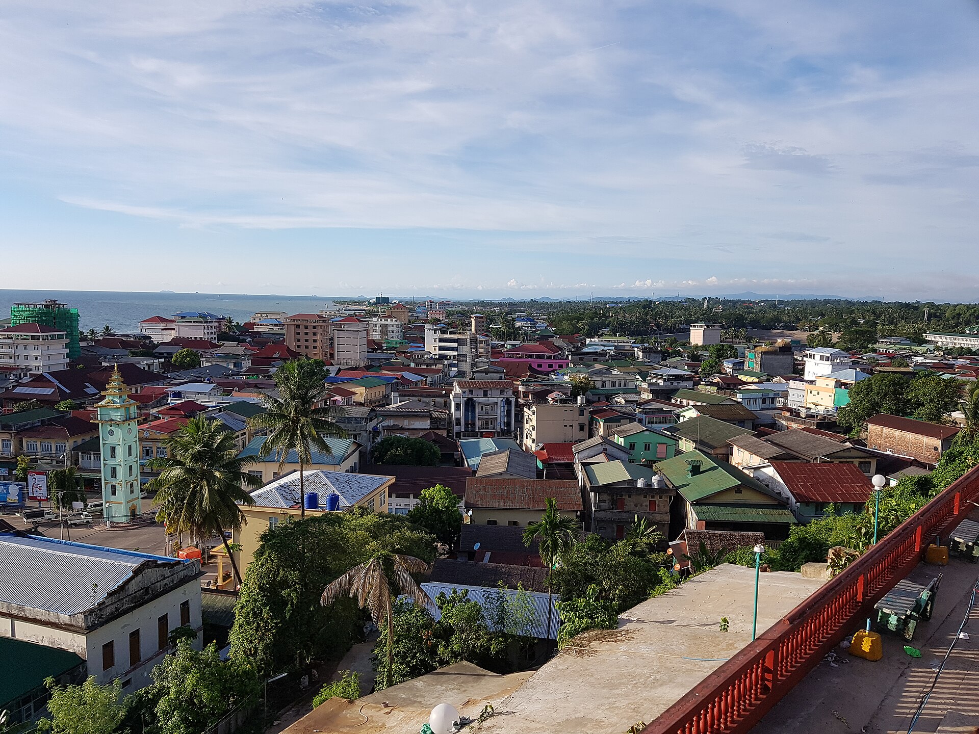 Imagem de referência relacionada a Myeik, item descrito como cidade na região de Tanintharyi em Myanmar (antiga Birmânia)
