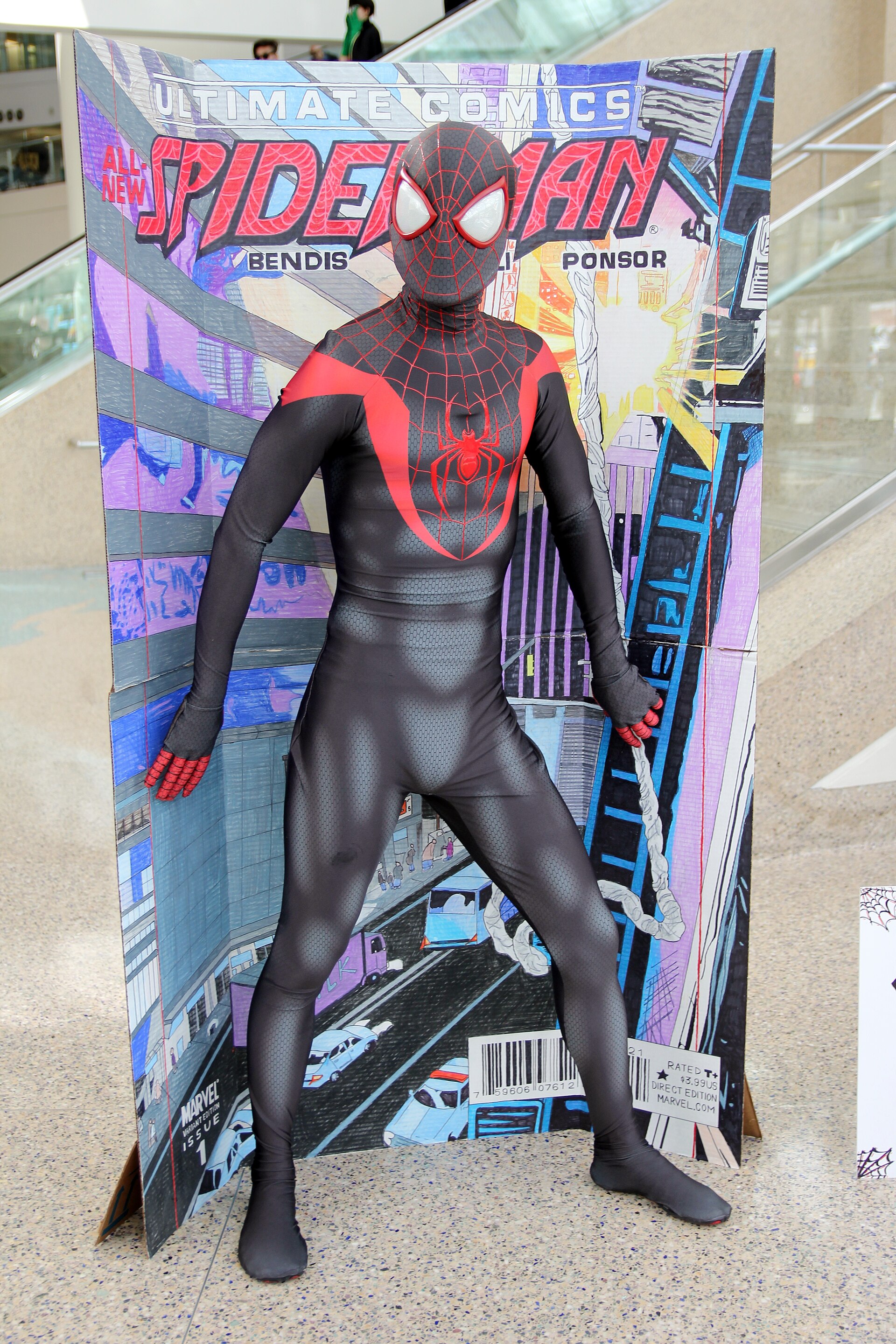 Imagem de referência de Miles Morales, descrito nos dados abertos como versão alternativa do Homem-Aranha