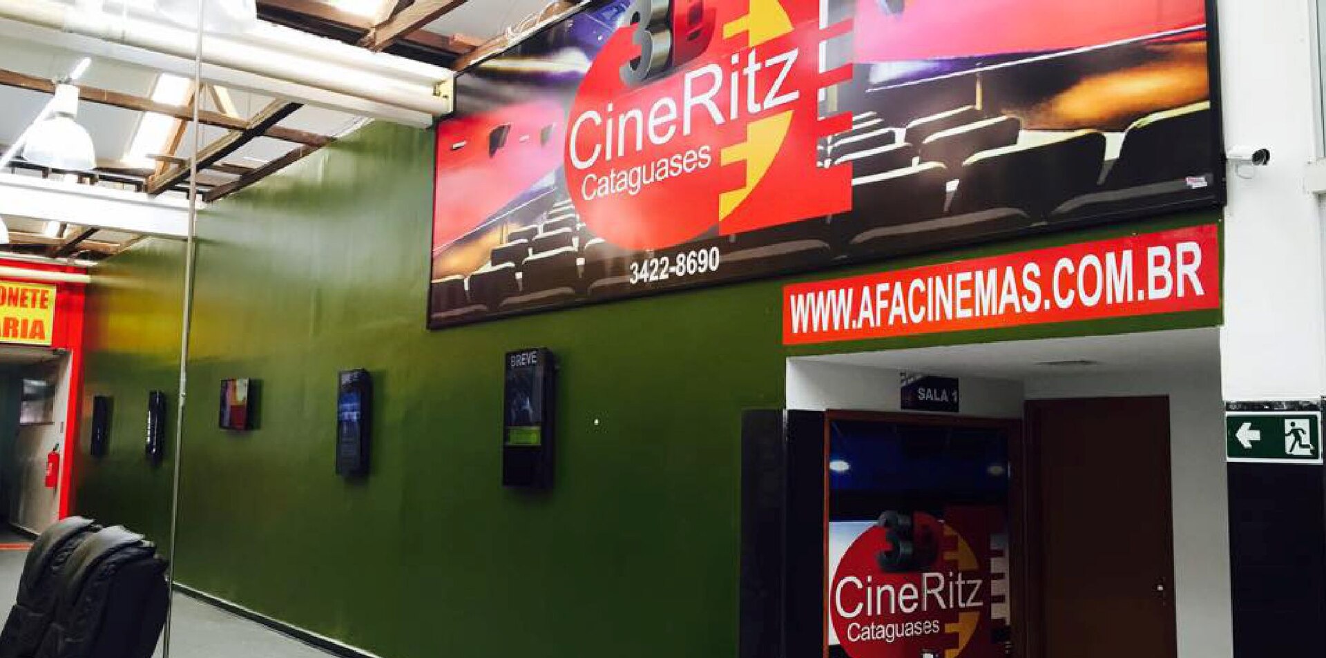 Imagem de referência de Cine Ritz Cataguases, descrito nos dados abertos como complexo de salas de cinemas da cidade de Cataguases, Minas Gerais