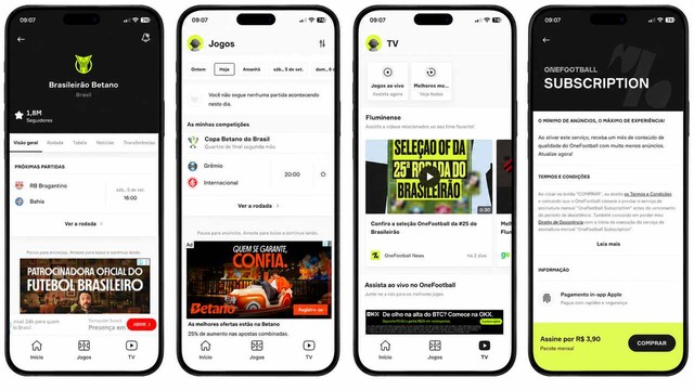 Brasileirão 2026: 8 apps para acompanhar tabela, jogos e seu time