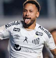 Neymar comemora seus gols em Santos 2 x 2 Flamengo – Foto: Raul Baretta/ Santos FC. / Jogada10