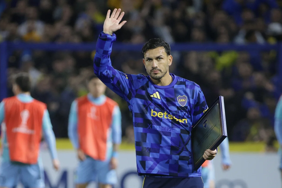 Leandro Paredes em partida do Boca Juniors