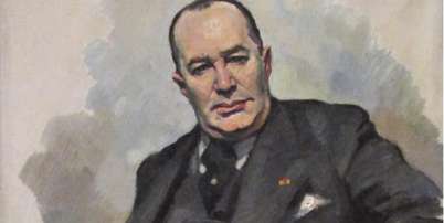 Retrato de Luiiz Martins de Souza Dantas, pintado poor Jean-Dominique Caulart e exposto na Casa da Am&eacute;rica Latina de Paris. Foto: RFI