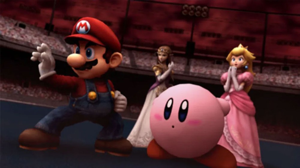 Super Smash Bros. Brawl era um jogo de luta com um grande modo campanha e até participação de Sonic e Snake — Foto: Divulgação/Nintendo