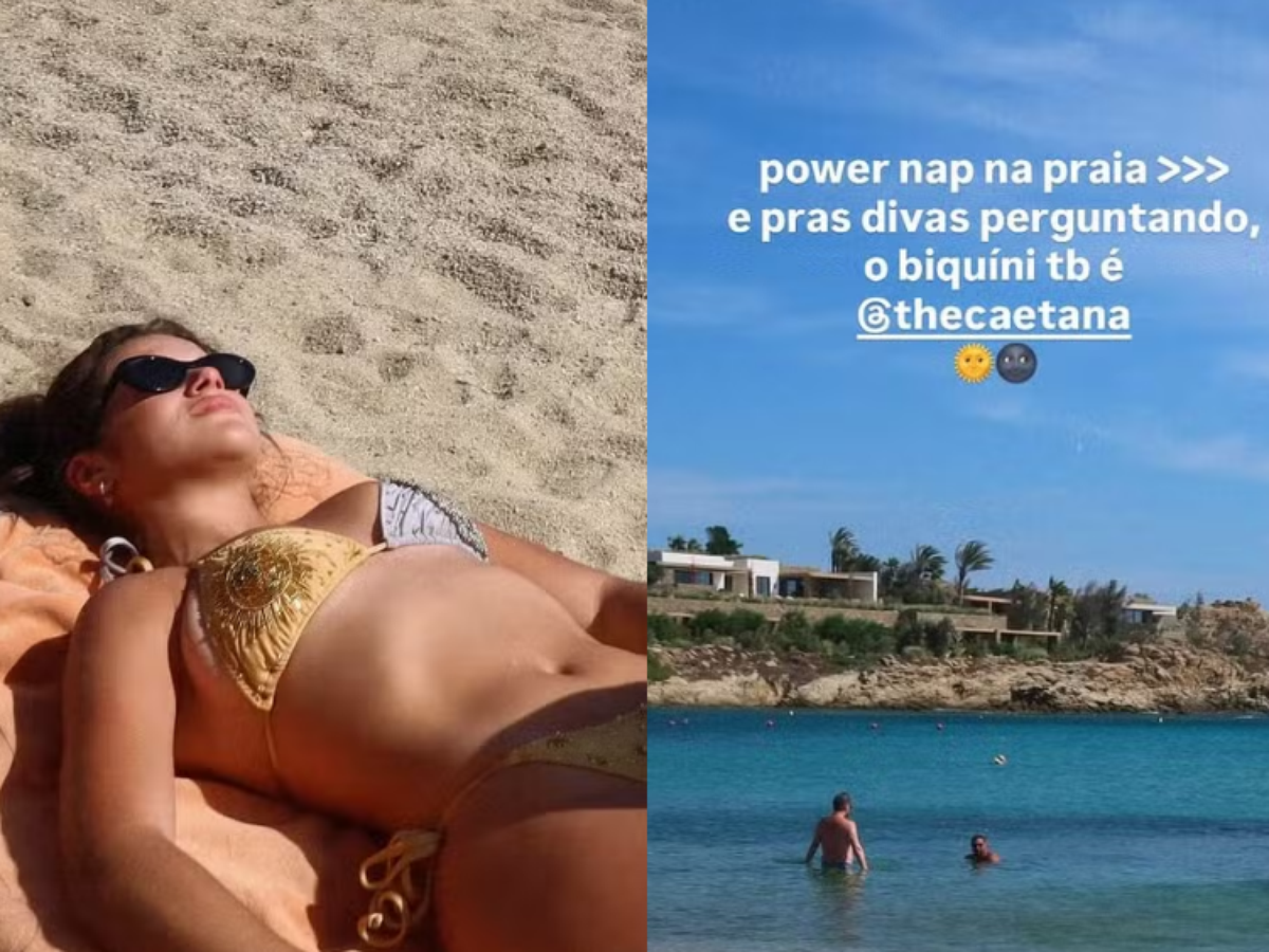 Maísa Silva posta foto praticando 'power nap' em praia; Entenda a técnica e seus benefícios
