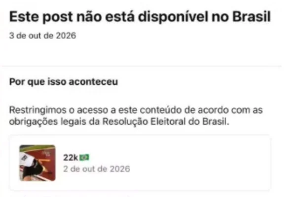 Instagram é condenado pela Justiça a restaurar post político de advogado - destaque galeria