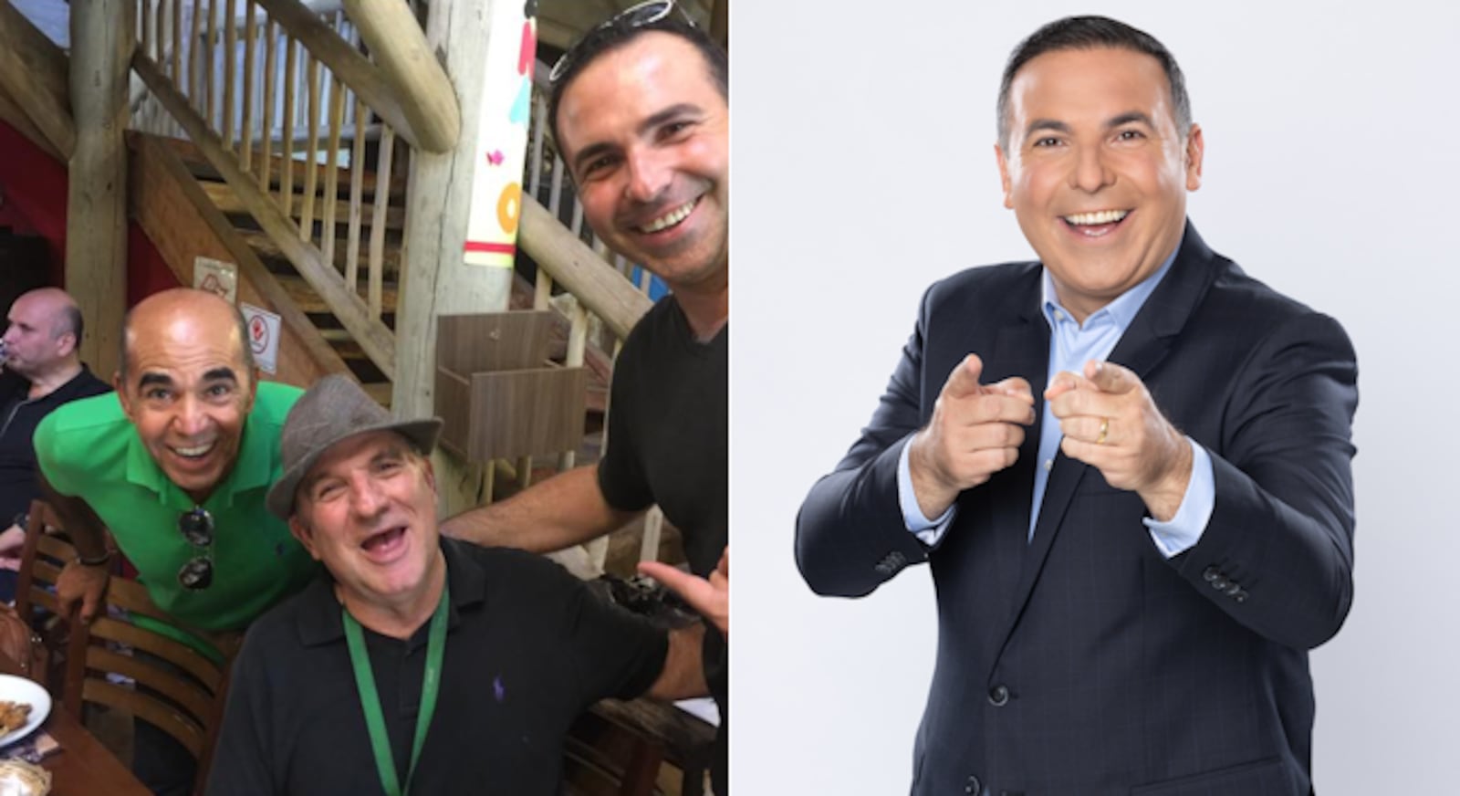 Gottino compartilhou a lembrança ao lado de Osmar Santos, Márcio Bernardes e João Ferreira Reprodução/Instagram - Edu Moraes/RECORD
