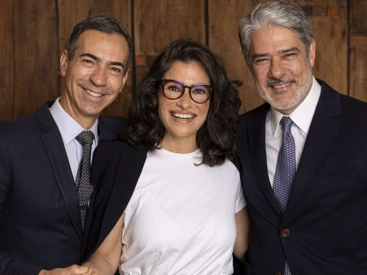 César Tralli recebe salário menor que o de Renata Vasconcellos e William Bonner por diferentes motivos