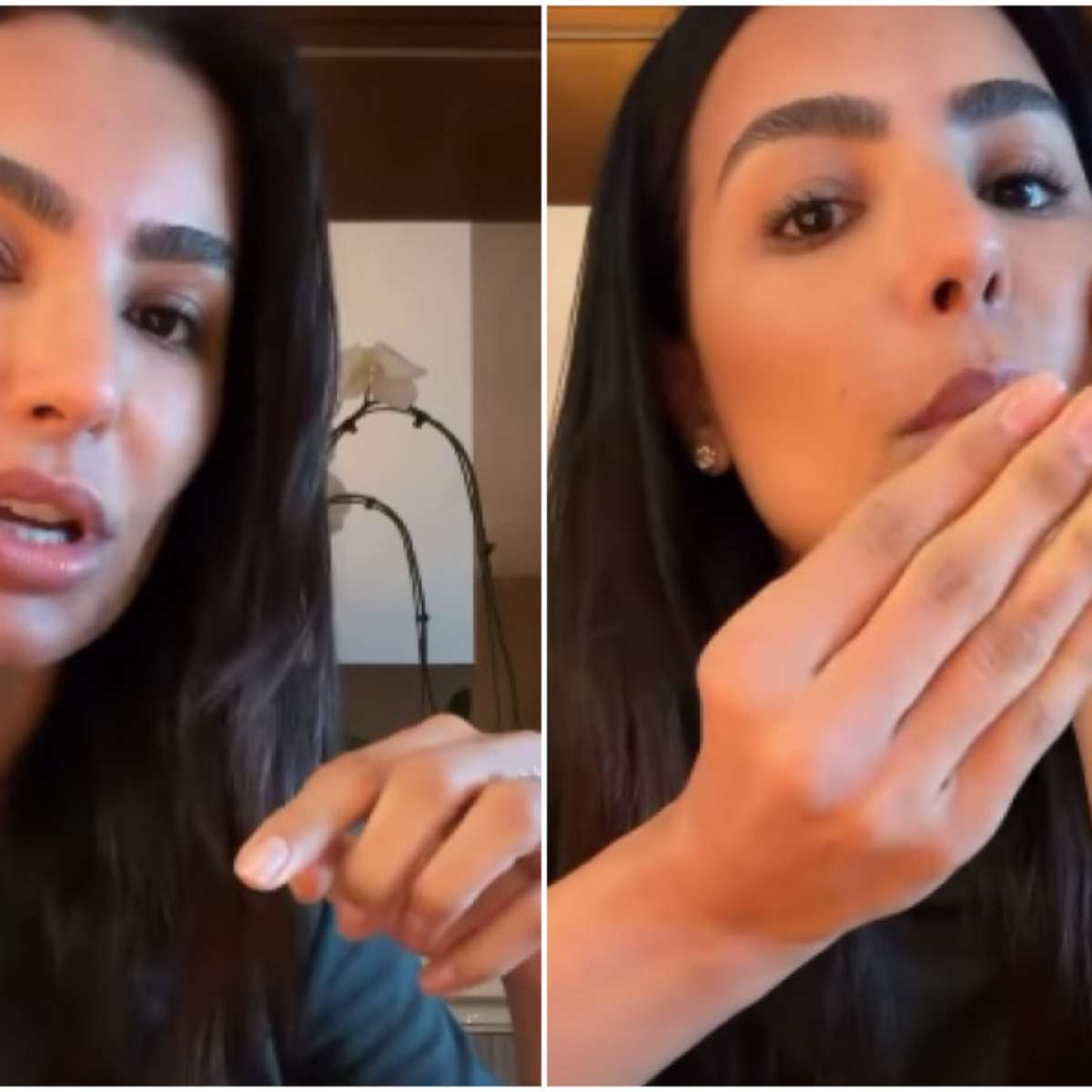 Cíntia Chagas explica por que parou de pintar as unhas das mãos; saiba