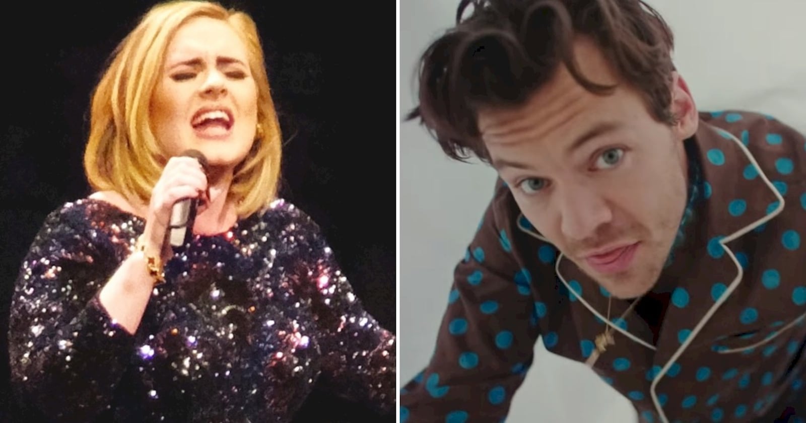 Gravadora solicita remoção de 260 mil faixas com IA de artistas como Adele e Harry Styles Fotos: Creative Commons / Reprodução / YouTube