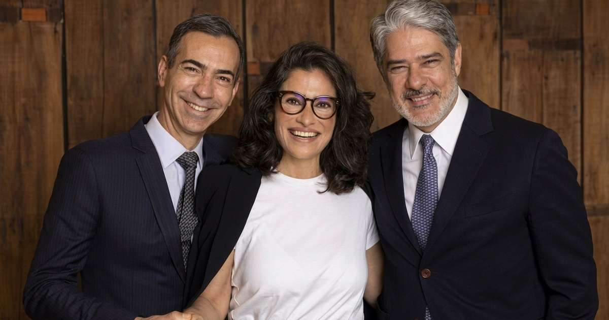César Tralli recebe salário menor que o de Renata Vasconcellos e William Bonner por diferentes motivos