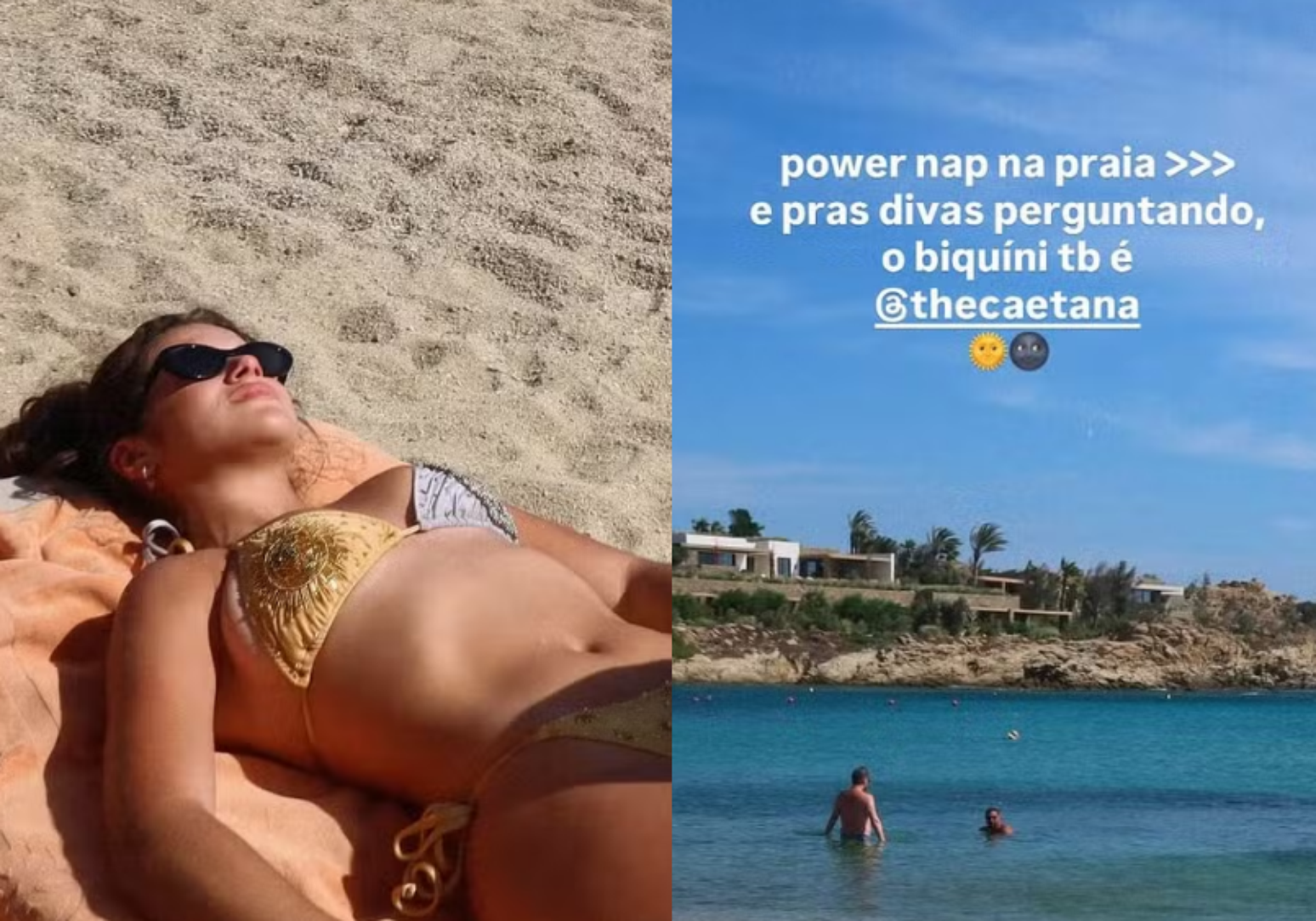 Ma&iacute;sa Silva posta foto praticando 'power nap' em praia; entenda a t&eacute;cnica e seus benef&iacute;cios